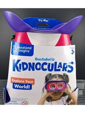 Educational Insights GeoSafari Jr. Kidnoculars 3+ Focus-Free Binoculars